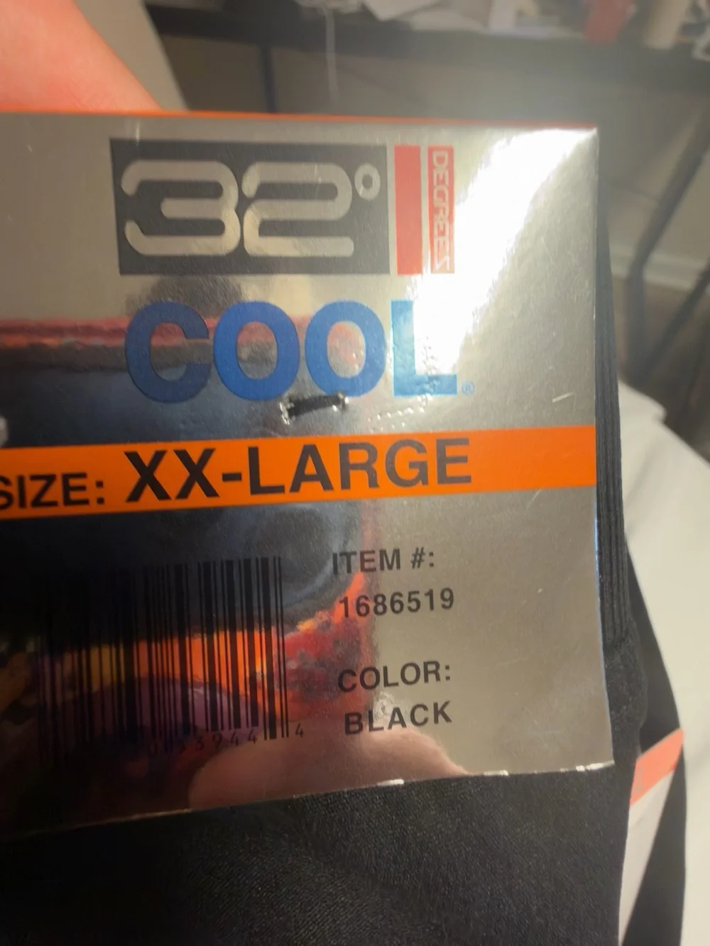 NWT 32 Degrees Cool Black Stretch Pull-On Pants Pockets XXL